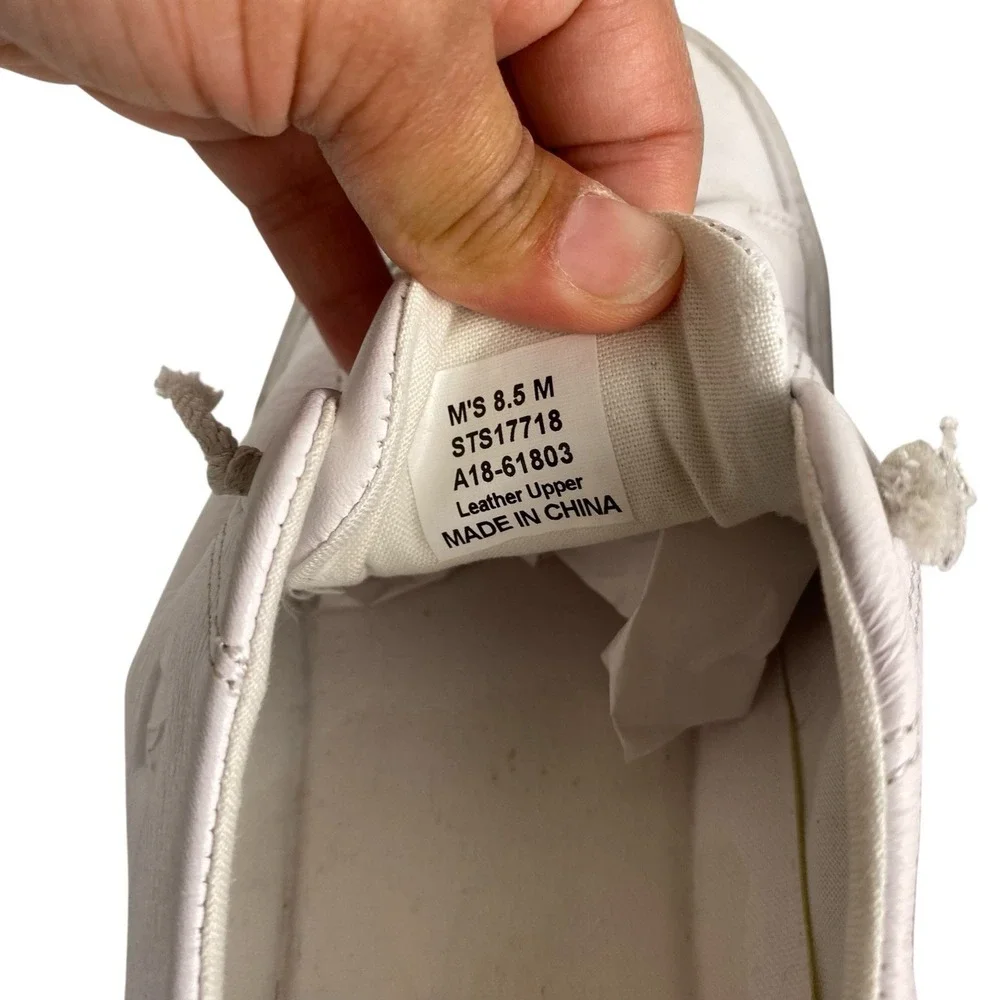 Sperry Top Sider Sneaker Womens 8.5 White Seacoast Core Lace‎ Up Leather